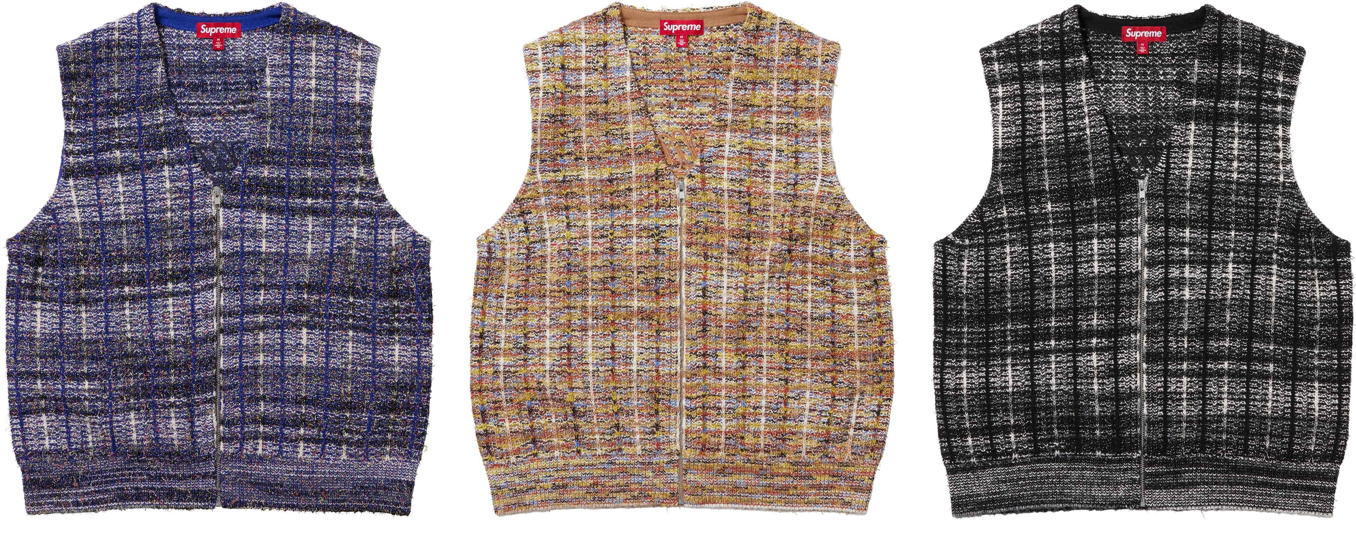 Speckled Zip Up Sweater Vest view 12